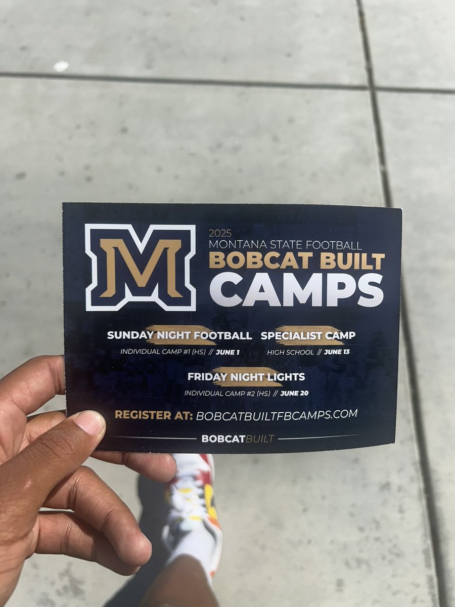 Aaron Cox Jr (@aaronn_cox) on Twitter photo Thank you <a href="/CoachSmith59/">Matthew Smith</a> for the personal invitation to camp this summer and to be able to visit the <a href="/MSUBobcats_FB/">Montana State Football</a> facility! Thank you <a href="/CoachSmith59/">Matthew Smith</a> for the personal invitation to camp this summer and to be able to visit the <a href="/MSUBobcats_FB/">Montana State Football</a> facility!