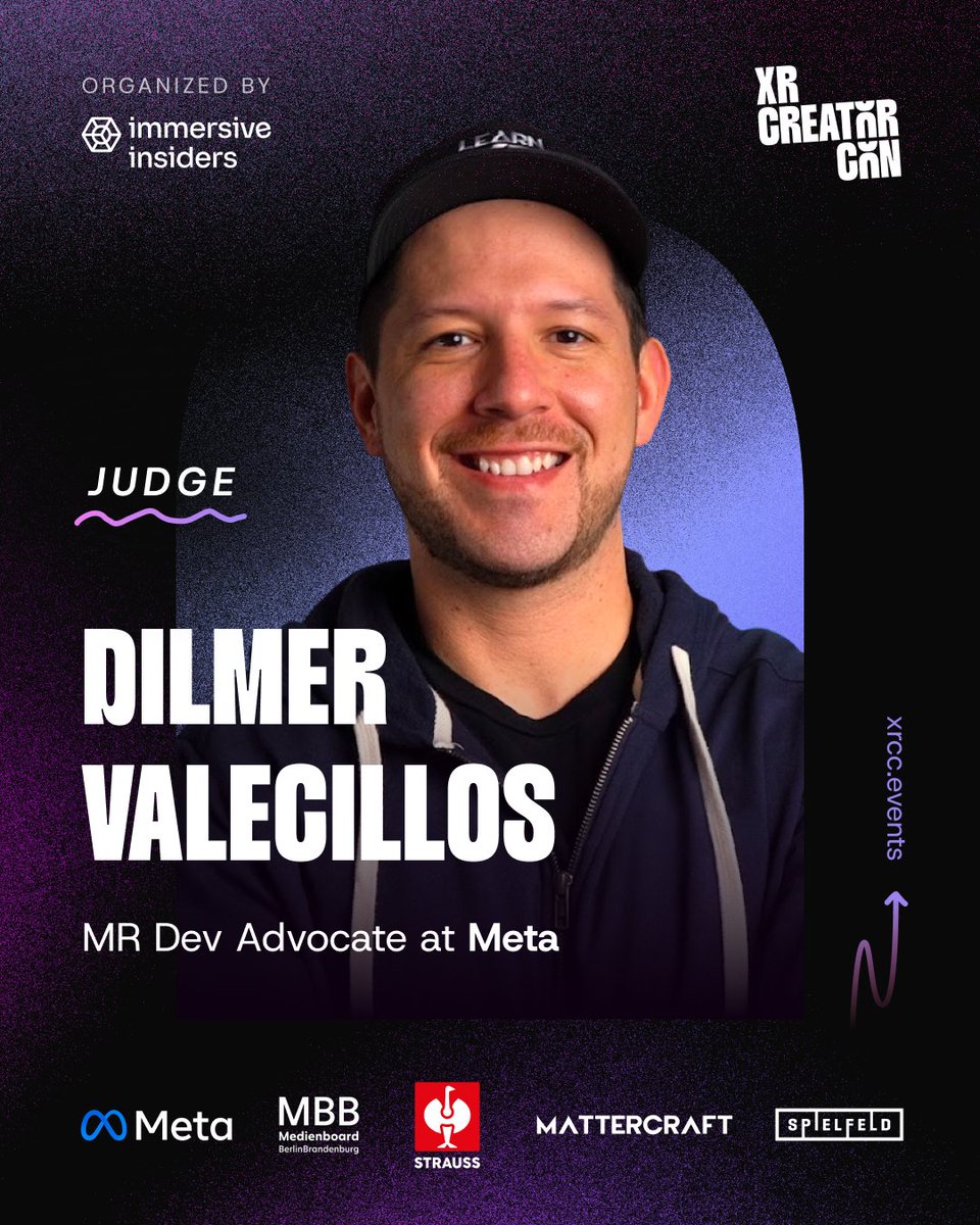 Hello everyone! 👋

I’m excited to share that I’ll be joining XR Creator Con (XRCC) as a Judge this June in Berlin! 🎉

XRCC is Europe’s leading in-person XR Hackathon, bringing together 200+ of the top XR creators from across the world! Honestly, many talented friends &amp; XR