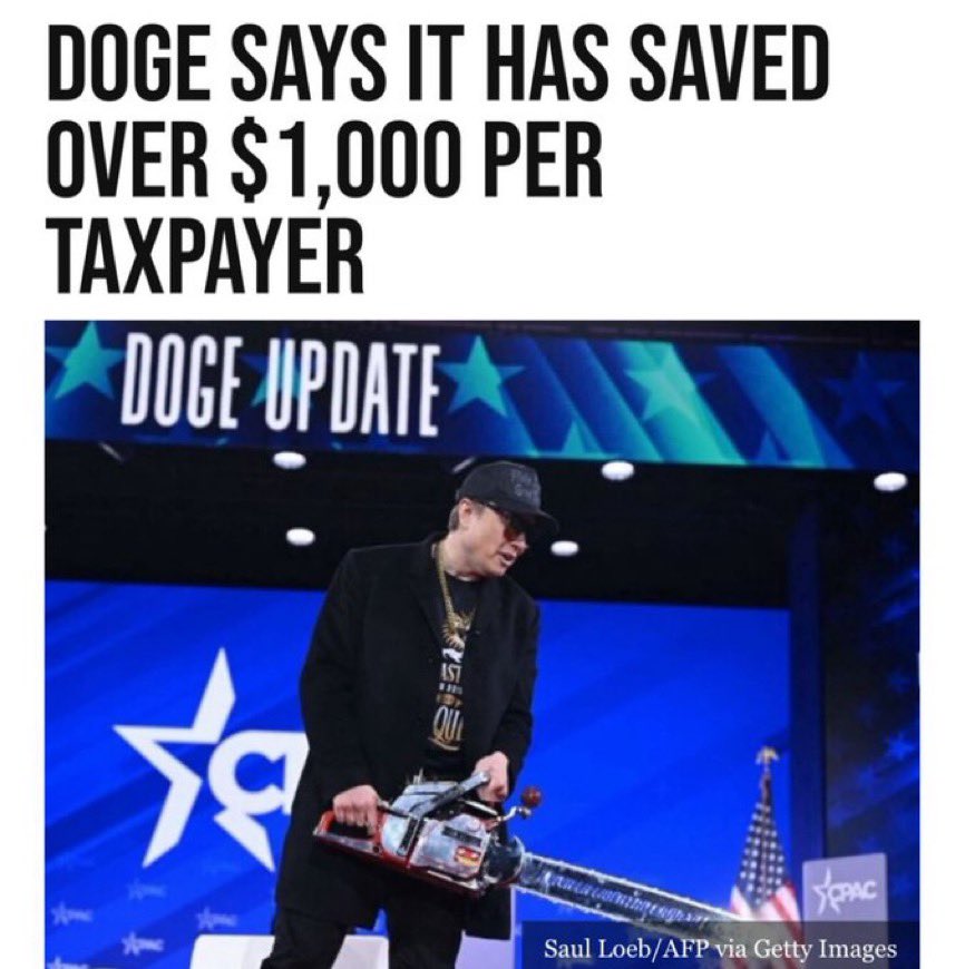 Thank you DOGE!