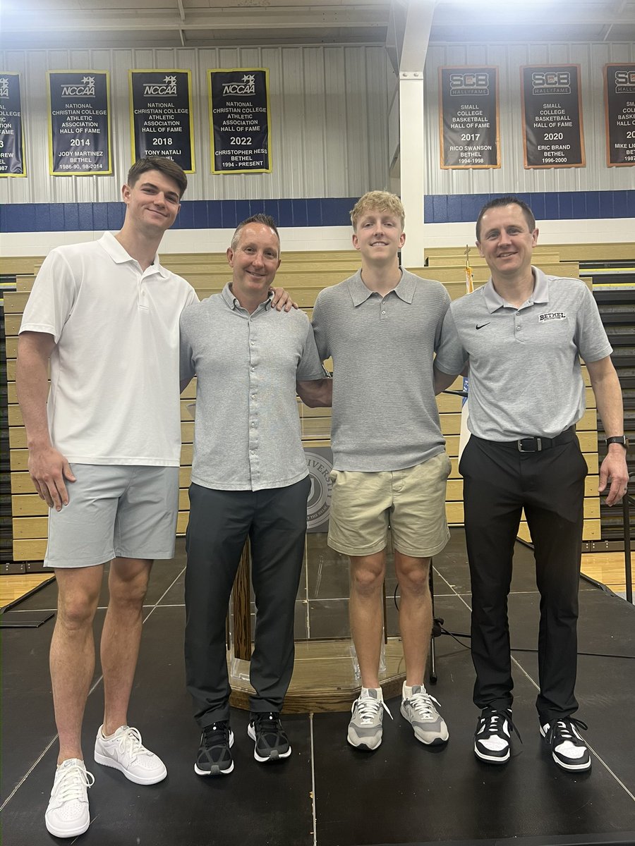 Today, Bethel hosted a FCA Luncheon with keynote speaker, Ryan Bales and his son, Mason Bales