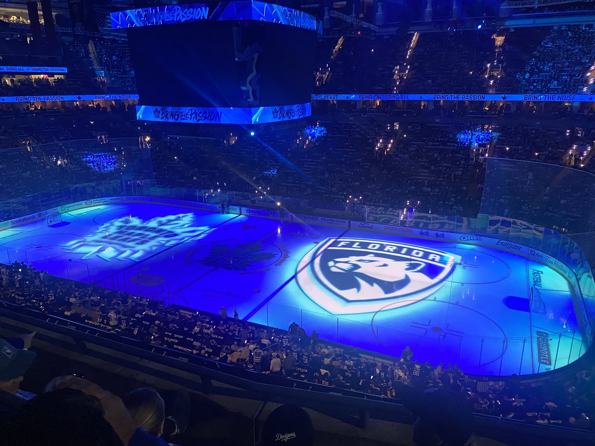 Playoff hockey #LeafsForever