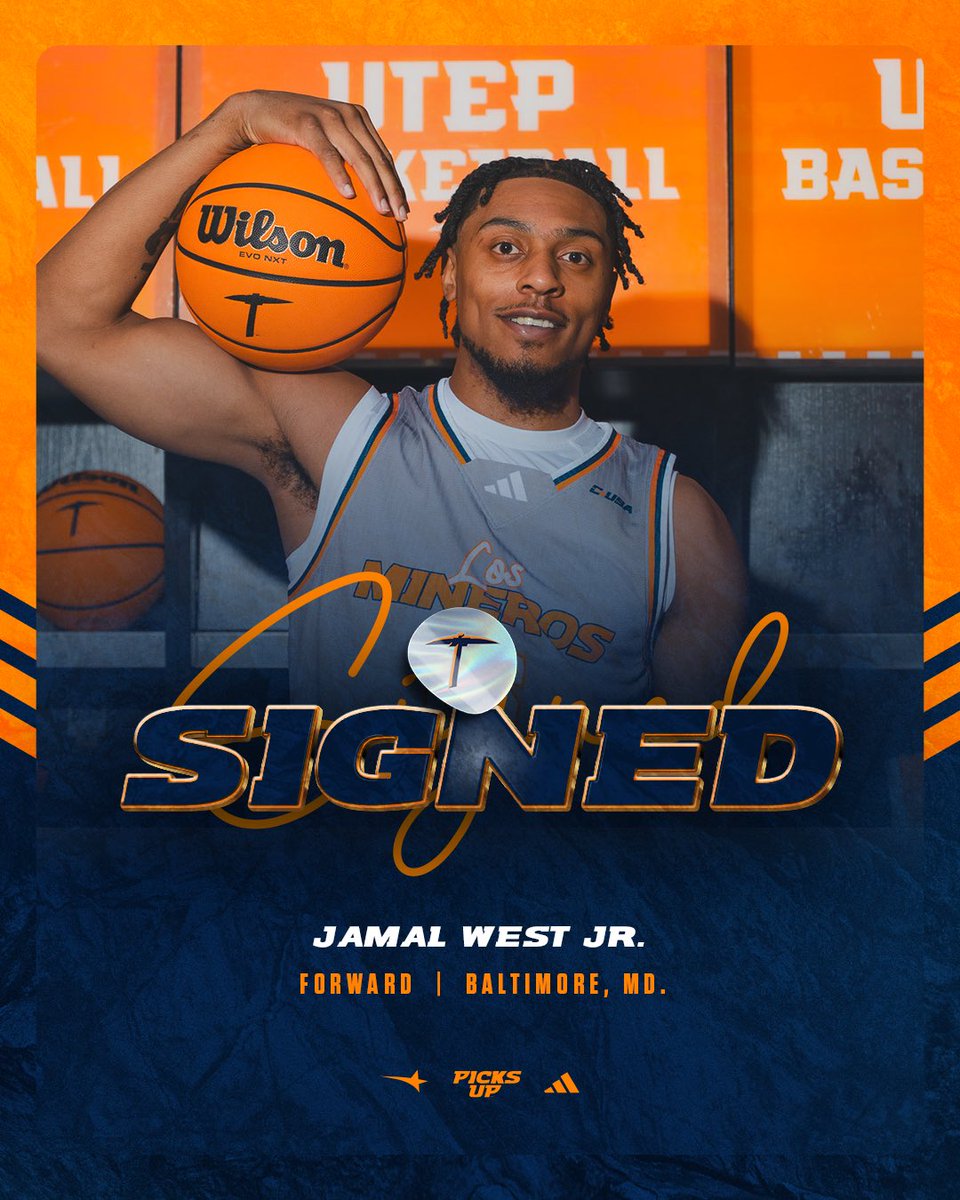 UTEP Men’s Basketball (@utepmbb) on Twitter photo Welcome to El Paso, <a href="/Jamalwest17/">Jamal west</a> 🏀
🔶 Back-to-back All-SLC second-team honoree
🔶 Led Nicholls State to consecutive 20-win seasons for the first time as a DI program
🔶 12.9 ppg, 7.0 rpg, 1.6 apg & 1.6 bpg with the program
#PicksUp Welcome to El Paso, <a href="/Jamalwest17/">Jamal west</a> 🏀
🔶 Back-to-back All-SLC second-team honoree
🔶 Led Nicholls State to consecutive 20-win seasons for the first time as a DI program
🔶 12.9 ppg, 7.0 rpg, 1.6 apg & 1.6 bpg with the program
#PicksUp
