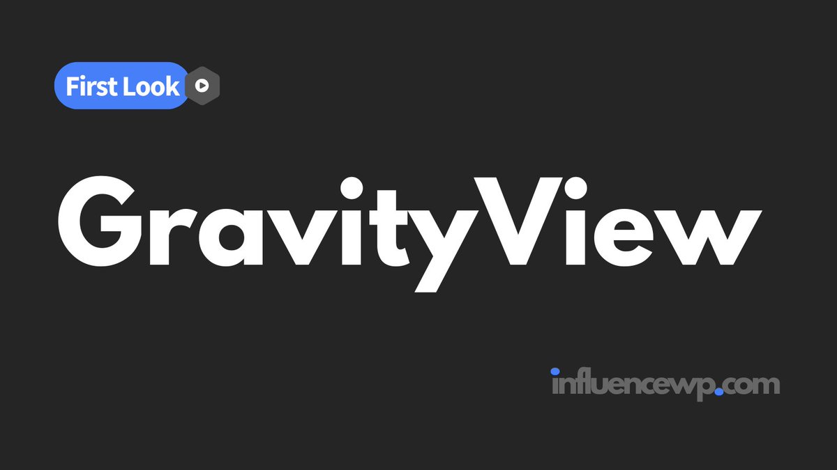 InfluenceWP - First Look - <a href="/GravityView/">GravityKit</a> 

In this video, we explore GravityView, a solution that helps you build powerful web apps using Gravity Forms.

No Affiliation. No Sponsorship. Just Info.👇
youtu.be/uWh2NwjruAM