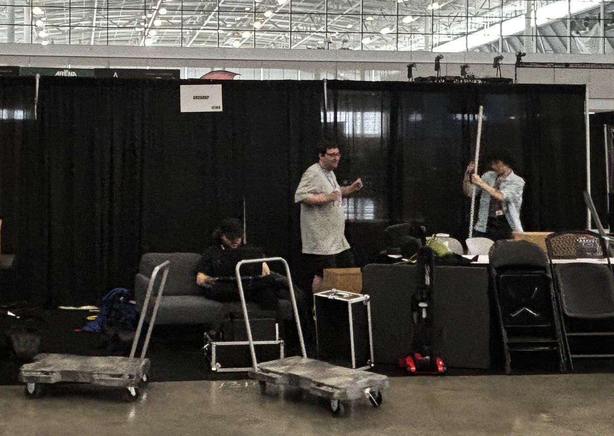 Setting up for PAX East! 

Also, did we also mention we brought the Amanda the Adventurer 3 demo? 

Swing by booth 13109 to check it out this week!