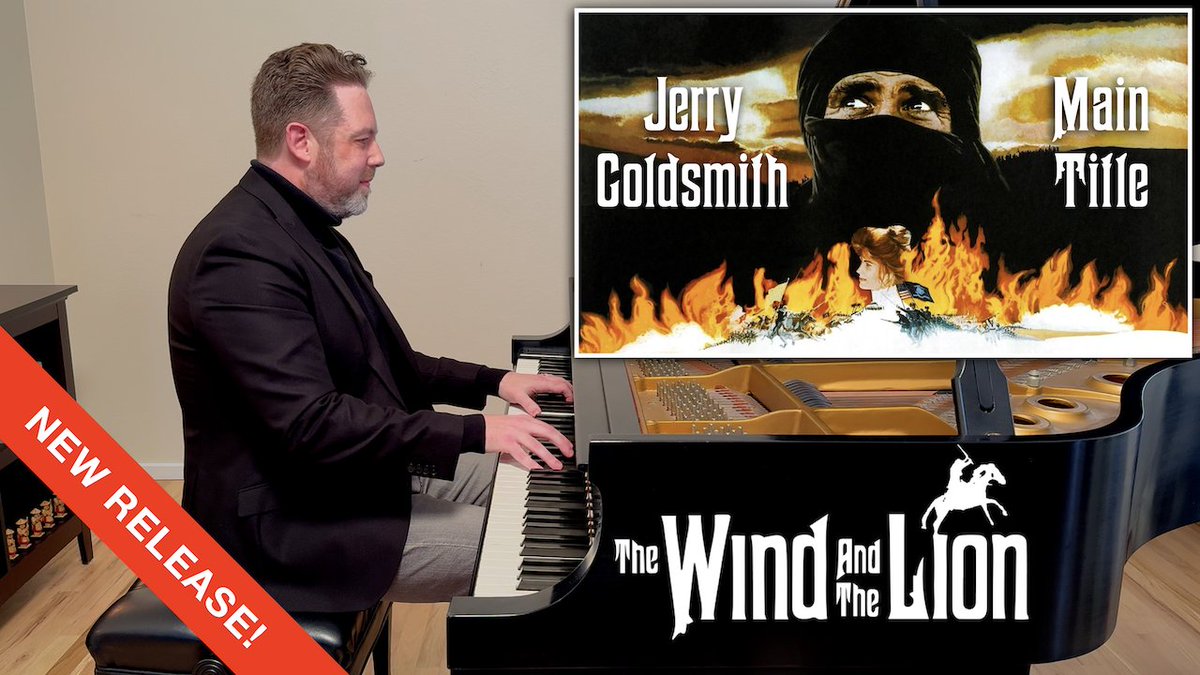 💨🦁 Happy 50th Anniversary to 'The Wind and the Lion,' released OTD in 1975!

Very proud to celebrate with my 𝗡𝗘𝗪 arrangement of the Main Title from Jerry Goldsmith's Oscar- and Grammy-nominated score.

WATCH 👉 youtu.be/YMdU3ngaj-0
