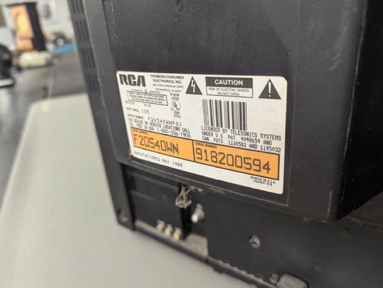 This RCA is waiting for you at a thrift store called Bargain Barn in Mifflintown, Pennsylvania.