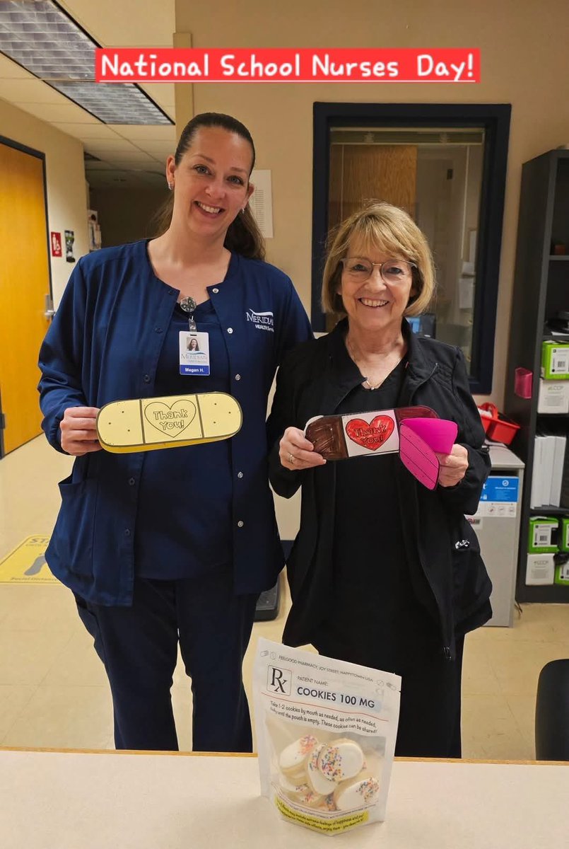 We’re also celebrating our nurses today. Happy School Nurses Day! We appreciate all that you do.