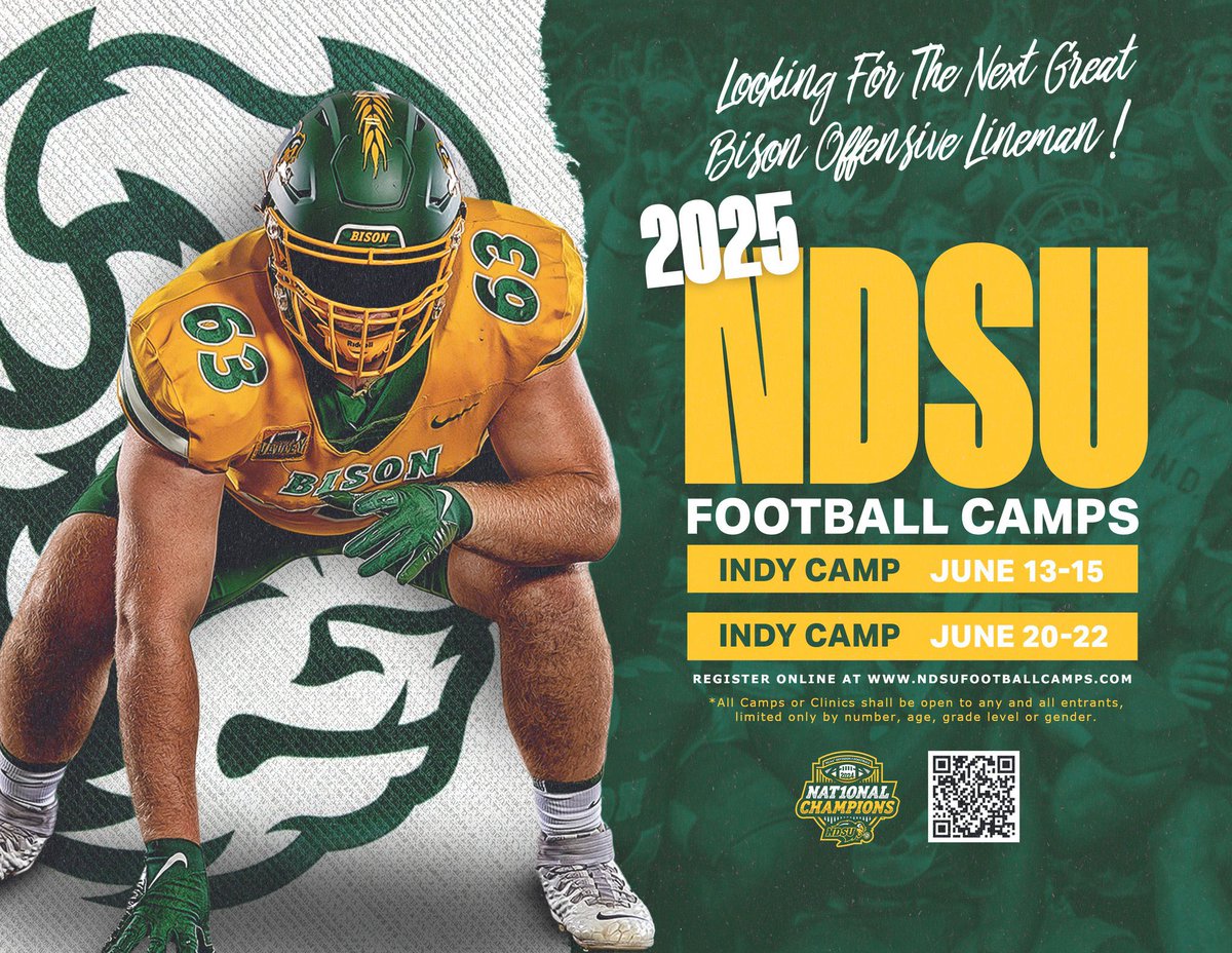 Christian (@d0ub13_6) on Twitter photo Thank you <a href="/DavidWienke15/">David Wienke</a> for the opportunity and taking the time to invite me to NDSU Football Camp!
<a href="/CoachRWarner/">Ryan Warner</a> <a href="/GardinerKlay/">Coach KLAY Gardiner</a> <a href="/CoachLafaeleEse/">Lafaele Ese</a> <a href="/PebbleHHS_FB/">El Paso Pebble Hills High School Spartans Football</a> Thank you <a href="/DavidWienke15/">David Wienke</a> for the opportunity and taking the time to invite me to NDSU Football Camp!
<a href="/CoachRWarner/">Ryan Warner</a> <a href="/GardinerKlay/">Coach KLAY Gardiner</a> <a href="/CoachLafaeleEse/">Lafaele Ese</a> <a href="/PebbleHHS_FB/">El Paso Pebble Hills High School Spartans Football</a>