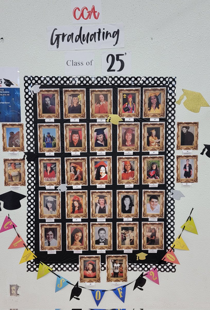 The Class of 2025 (aka grad pics from our faculty and staff) is a source of GREAT joy for our kids who love looking at their 18 year old versions of their teachers. Kudos Counselor Hernandez for putting this together! <a href="/Acuna008/">Acuna</a> <a href="/cerecerez5/">Lorena</a> <a href="/Rodolfo04838286/">Rodolfo Martinez</a> <a href="/maeccaeduc/">Dr. Mae Read</a>