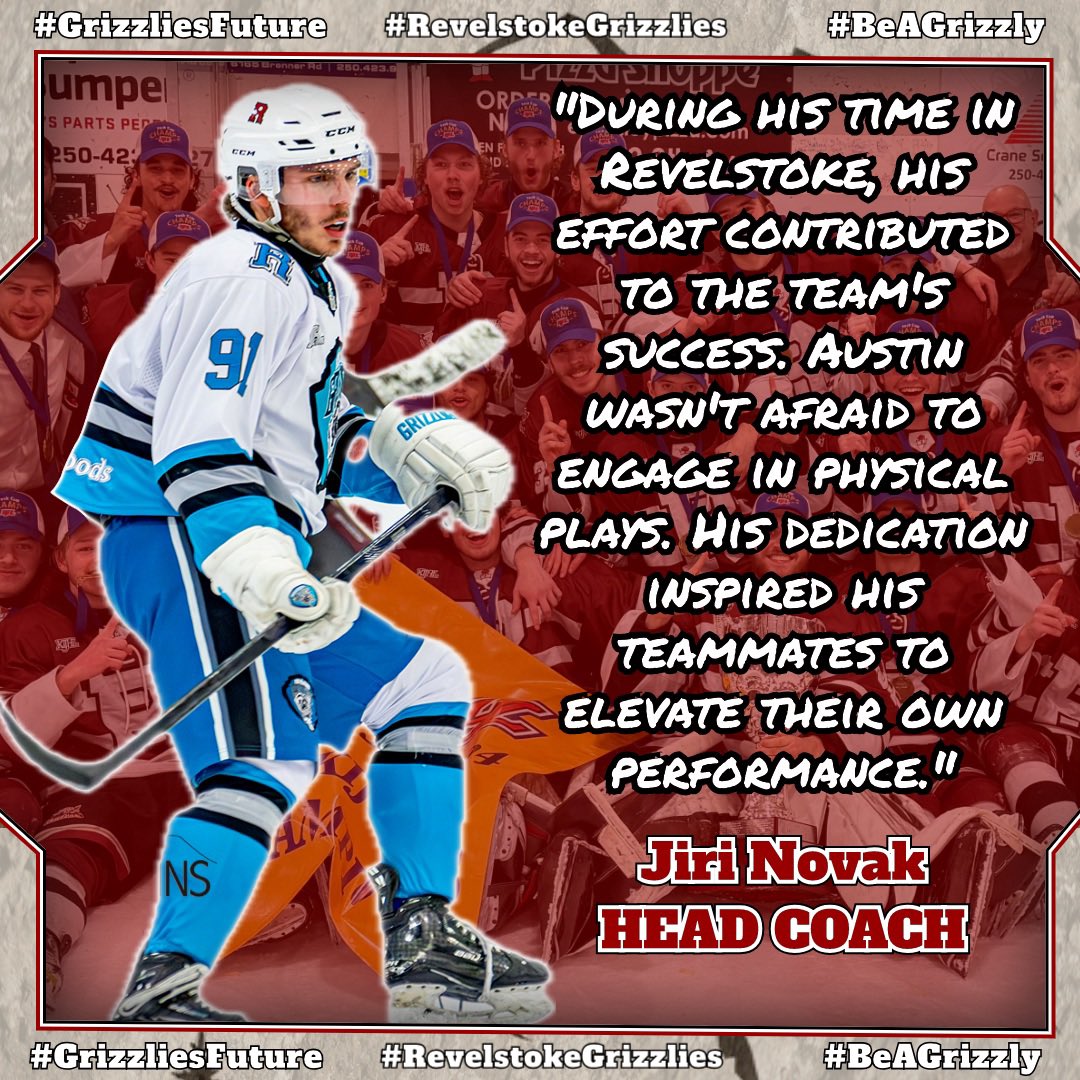 The Austin Bunch: A Story of Effort, Determination, and Championship Wins

Thank you for everything Austin Wooley.

#RevelstokeGrizzlies #BeAGrizzly #KIJHL #ThankYou20s