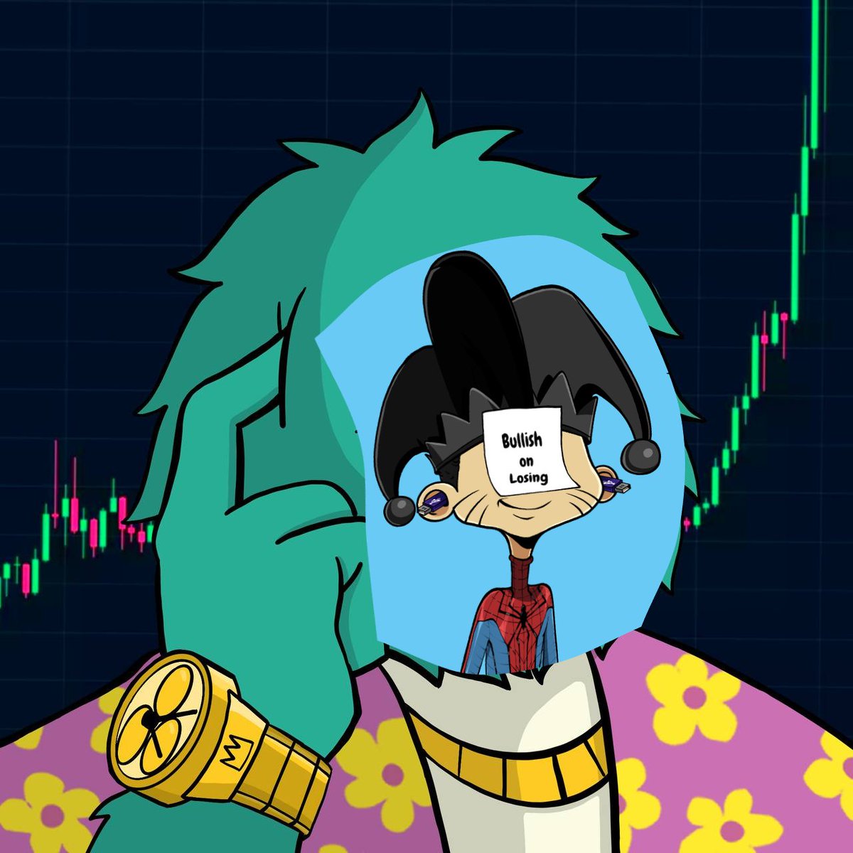 ocellass's tweet image. #NFTFudNotes lesson #377: 
Short-term trading is risky and requires serious skill, discipline, and sometimes luck