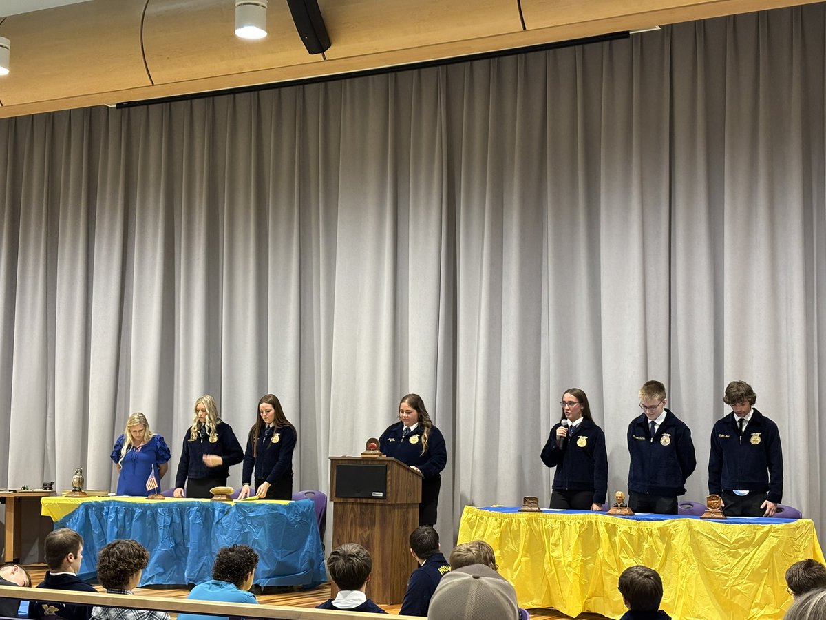 claycityeels's tweet image. FFA recognized their chapter tonight with an end of the year banquet!