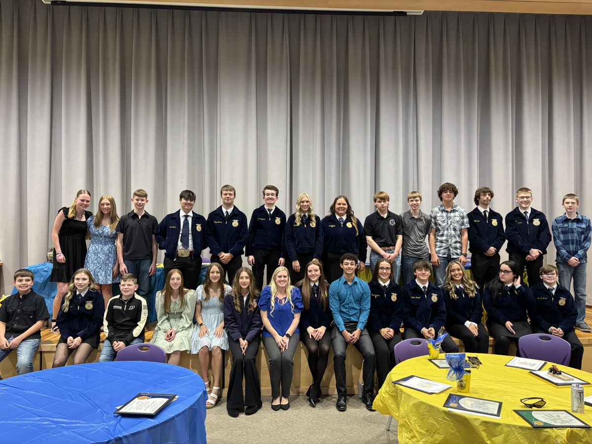 claycityeels's tweet image. FFA recognized their chapter tonight with an end of the year banquet!