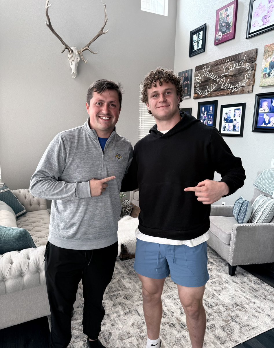 Landon Kalsbeck (@landonkalsbeck) on Twitter photo Huge thank you to <a href="/CoachBusekist/">Zane Busekist</a> for stopping by my house to meet my family ‼️ Really can’t be more excited about <a href="/GoJacksFB/">SDSU Football</a> 🐇
<a href="/CoachDtjackson/">Dan Jackson</a> <a href="/Coach_Bergy/">Brian Bergstrom</a> <a href="/CoachLawrence02/">Jade Lawrence</a> <a href="/DakotaRidgeFB/">DakotaRidgeFootball</a> <a href="/DRidgeCoachB1/">Jeremiah Behrendsen</a> <a href="/TeamFullGorilla/">Team Full Gorilla</a> Huge thank you to <a href="/CoachBusekist/">Zane Busekist</a> for stopping by my house to meet my family ‼️ Really can’t be more excited about <a href="/GoJacksFB/">SDSU Football</a> 🐇
<a href="/CoachDtjackson/">Dan Jackson</a> <a href="/Coach_Bergy/">Brian Bergstrom</a> <a href="/CoachLawrence02/">Jade Lawrence</a> <a href="/DakotaRidgeFB/">DakotaRidgeFootball</a> <a href="/DRidgeCoachB1/">Jeremiah Behrendsen</a> <a href="/TeamFullGorilla/">Team Full Gorilla</a>