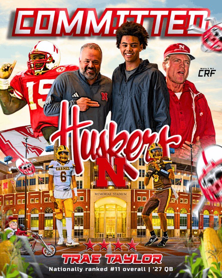 Trae Taylor (@qb6trae) on Twitter photo It feels so good to hear that a lot of the top 2027 ballers are willing to at least come look <a href="/HuskerFootball/">Nebraska Football</a>. If you walk away saying not for me cool. But every guy I have suggested just go look has walked away wowed. Looking never hurt anyone ๐คท๐ฝโโ๏ธ It feels so good to hear that a lot of the top 2027 ballers are willing to at least come look <a href="/HuskerFootball/">Nebraska Football</a>. If you walk away saying not for me cool. But every guy I have suggested just go look has walked away wowed. Looking never hurt anyone ๐คท๐ฝโโ๏ธ