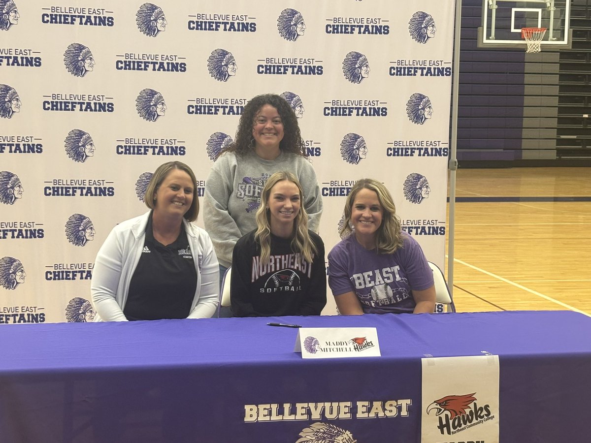 BEastSB (@bechieftainssb) on Twitter photo Another BEAST 🥎 player continuing to her Athletic Career <a href="/NortheastCCSB/">Northeast Softball</a> !! Congratulations <a href="/MaddyMi09889280/">Maddy Mitchell</a> we are so excited for you! <a href="/BEastAthletics_/">Bellevue East Athletics</a> <a href="/ChieftainNation/">Bellevue East</a> Another BEAST 🥎 player continuing to her Athletic Career <a href="/NortheastCCSB/">Northeast Softball</a> !! Congratulations <a href="/MaddyMi09889280/">Maddy Mitchell</a> we are so excited for you! <a href="/BEastAthletics_/">Bellevue East Athletics</a> <a href="/ChieftainNation/">Bellevue East</a>