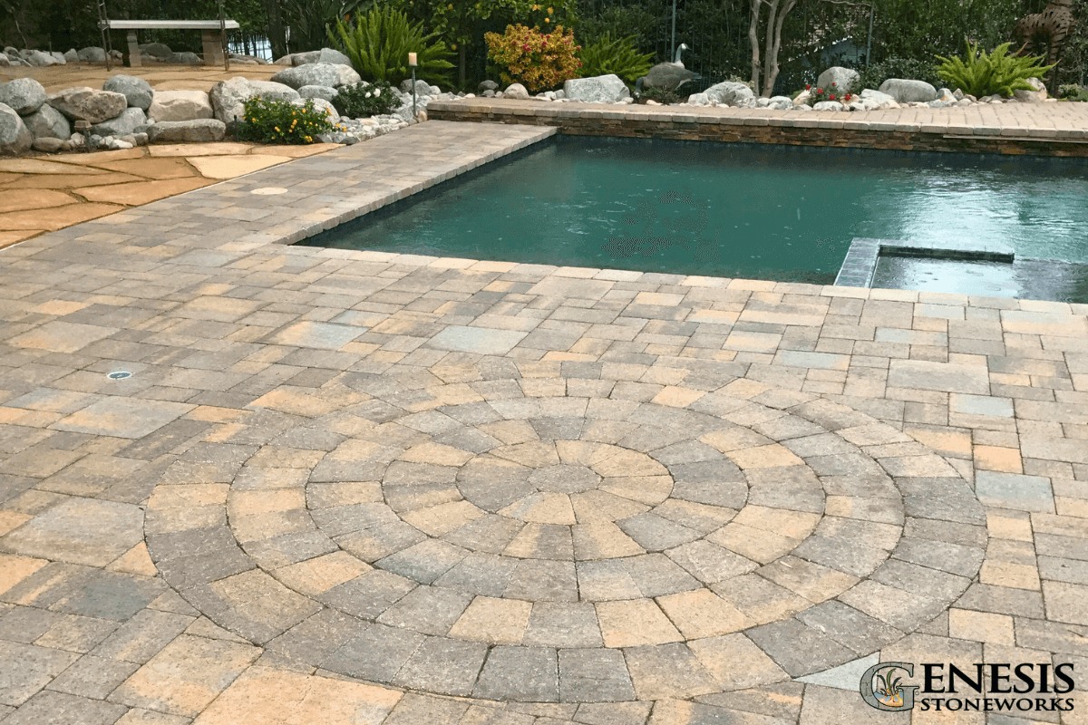 gen_stone's tweet photo. Warm weather is here.  It's time to get your yard ready for summer.  Whether you need a new patio, a pool remodel, or a new pool, Genesis Stoneworks can help.  Call us today for your free estimate.  888-957-2837 https://t.co/TL6QYfgJ0A