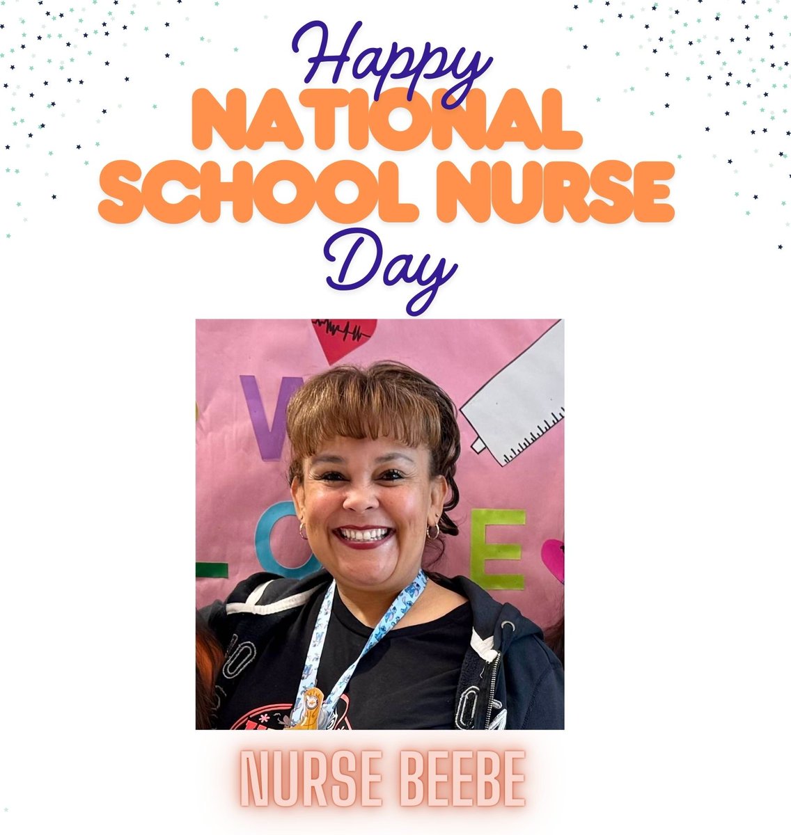 Vero Villarreal, Librarian (@vvillarreal31) on Twitter photo Thank you ❤️ for your kindness, care, & dedication to keeping our Cowboys 🤠 healthy and safe 👩⚕️ every day. We are truly grateful to have you as part of our school 🏫 community.
Wishing you a wonderful day!
<a href="/RiversideEleme2/">Riverside Elementary School</a> <a href="/UrenoOlivas/">Claudia Ureno-Olivas</a> <a href="/YsletaISD/">Ysleta ISD</a>
#OurNurseRocks
#HappyNursesDay Thank you ❤️ for your kindness, care, & dedication to keeping our Cowboys 🤠 healthy and safe 👩⚕️ every day. We are truly grateful to have you as part of our school 🏫 community.
Wishing you a wonderful day!
<a href="/RiversideEleme2/">Riverside Elementary School</a> <a href="/UrenoOlivas/">Claudia Ureno-Olivas</a> <a href="/YsletaISD/">Ysleta ISD</a>
#OurNurseRocks
#HappyNursesDay
