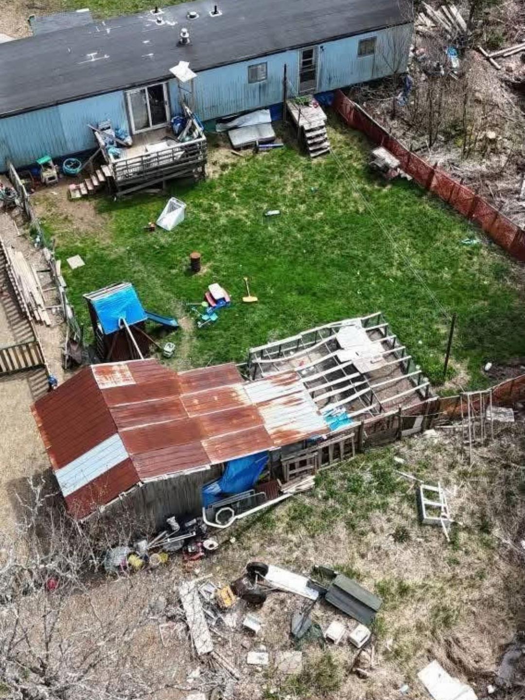 Joseph Morris on X: "Aerial photos released of missing children Jack and  Lily Sullivan's home in Nova Scotia. Sleuths notice a fenced-in yard, as  well as a sliding door they say looks