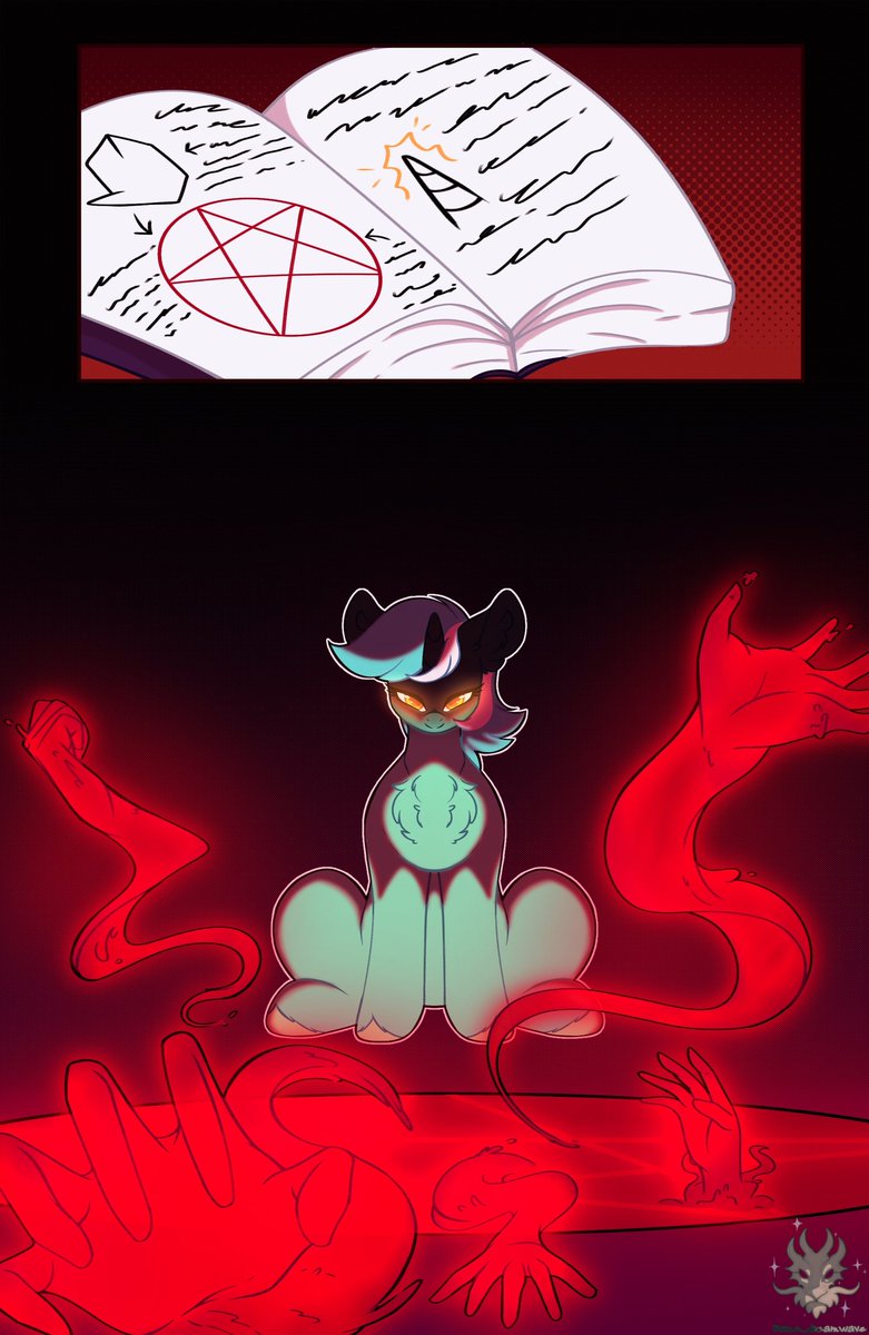 Lyra doesn't summon demons…
she summons hands. Her obsession goes beyond flesh. ✨️

#mlp