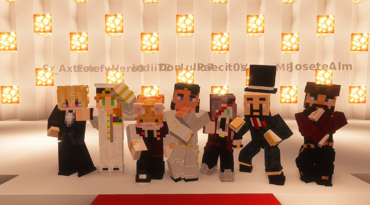 Tremendo el evento de Monumentos en #Vicecraft la verdad es que todas las construcciones fueron GOTYS.

Cada ves teniendo mejores y mas grandes experiencias, realmente se agradece a <a href="/Tanizen/">Tanizen 🐉</a> y a <a href="/TNTStudiosN/">TNTStudios</a> por crear este tipo de cositas para todos.
Fotos con los jueces y team💜