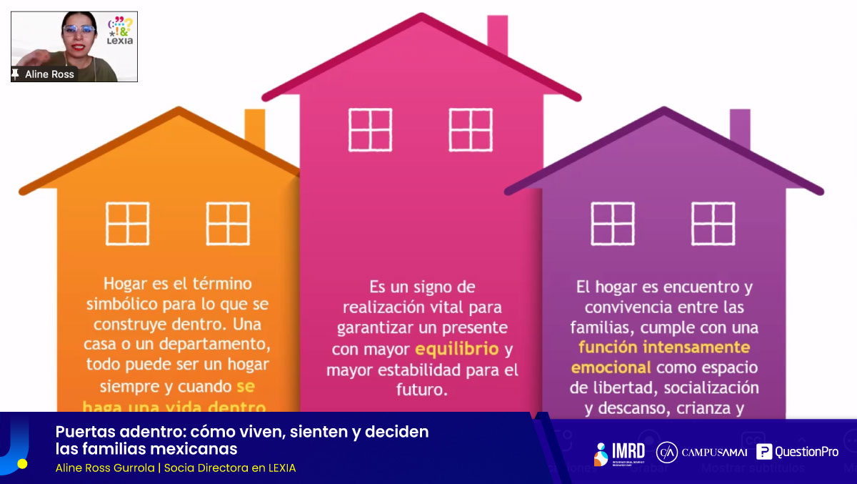 En #CampusAMAI, <a href="/AlineRossG/">Aline Ross💜🧡💚🌙 Ella/She/Her</a> habló del hogar como un símbolo profundo: más que una construcción, representa estabilidad, realización y un espacio de encuentro emocional.

Para las y los mexicanos, la familia es prioridad 👨‍👩‍👧‍👦

El hogar, al final, es ese proyecto vital que buscamos.