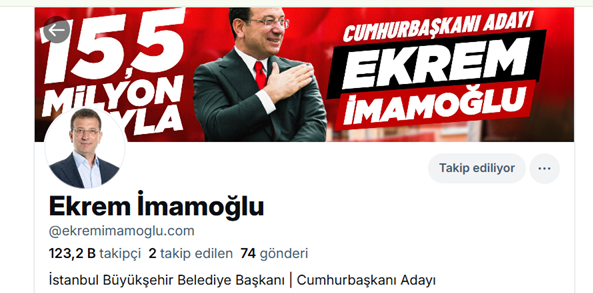 X i boş verin, Bluesky'a gelin
<a href="/ekrem_imamoglu/">Ekrem İmamoğlu</a>