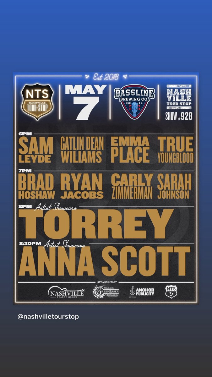 Headlining  tonight! Come check it out