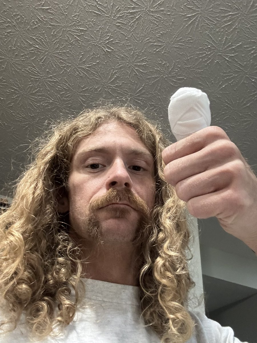 Cut the top of my thumb off.

See you guys tomorrow morning for stream.