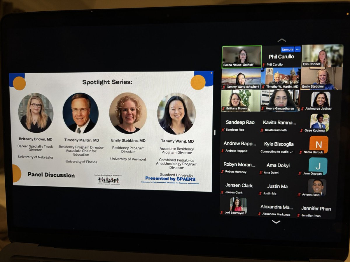 Phil Carullo (@pcarmd) on Twitter photo It’s happening! Another fantastic <a href="/PediAnesthesia/">SPA</a> Spotlight on How to Be Competitive for Residency! We have a great group of expert panelists from across the country! @FutuAnesRes <a href="/ASAMonitor/">ASA Monitor</a> #pedsanes #anesthesiology It’s happening! Another fantastic <a href="/PediAnesthesia/">SPA</a> Spotlight on How to Be Competitive for Residency! We have a great group of expert panelists from across the country! @FutuAnesRes <a href="/ASAMonitor/">ASA Monitor</a> #pedsanes #anesthesiology