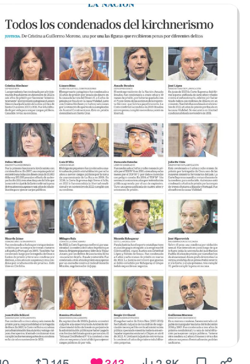 Los CondenadosK

#CORRUPCIÓN en las bancas

#NuncaMas

#FichaLimpia

<a href="/SenadoArgentina/">Senado Argentina</a>. ‼️‼️‼️‼️