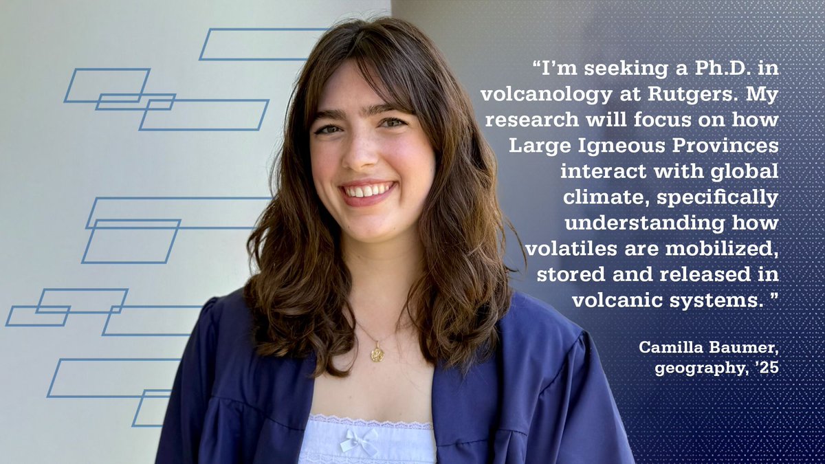 College of EMS (@psuems) on Twitter photo 🎓 '25: Next up in our graduation series is Camilla Baumer, who is graduating with a degree in <a href="/psugeography/">Penn State Geography</a>. Camilla says: I will be starting my Ph.D. in volcanology at Rutgers University. Congrats, Camilla! #psugrad #emsgrad25 🎓 '25: Next up in our graduation series is Camilla Baumer, who is graduating with a degree in <a href="/psugeography/">Penn State Geography</a>. Camilla says: I will be starting my Ph.D. in volcanology at Rutgers University. Congrats, Camilla! #psugrad #emsgrad25