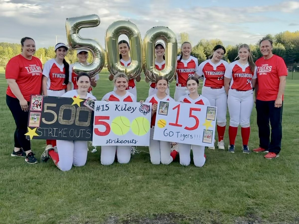 🌟Congratulations Kiley Hogan🌟
Pitched her 500th Career Strikeout today vs Oakmont🌟 
#tpsprepares
#tigerpride