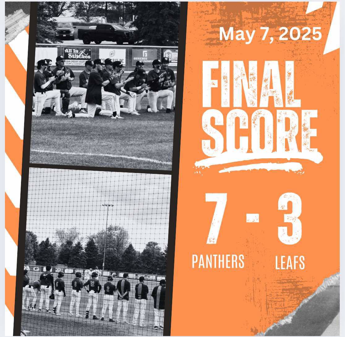 Panthers (17-9, 11-1) sweep away the Leafs and win no less than a share of the WB8 conference title!!! 🏆🏆

 Panthers have a chance to be back to back outright champions, depending how Moline does tonight. Panthers also play Moline twice next week and need just to win one.