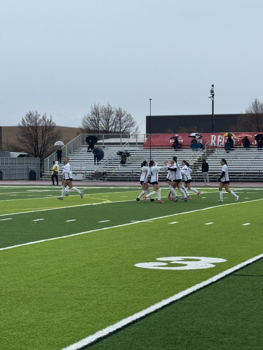 Knight with two goals to take the lead 2-1.  Sko Knights!!!