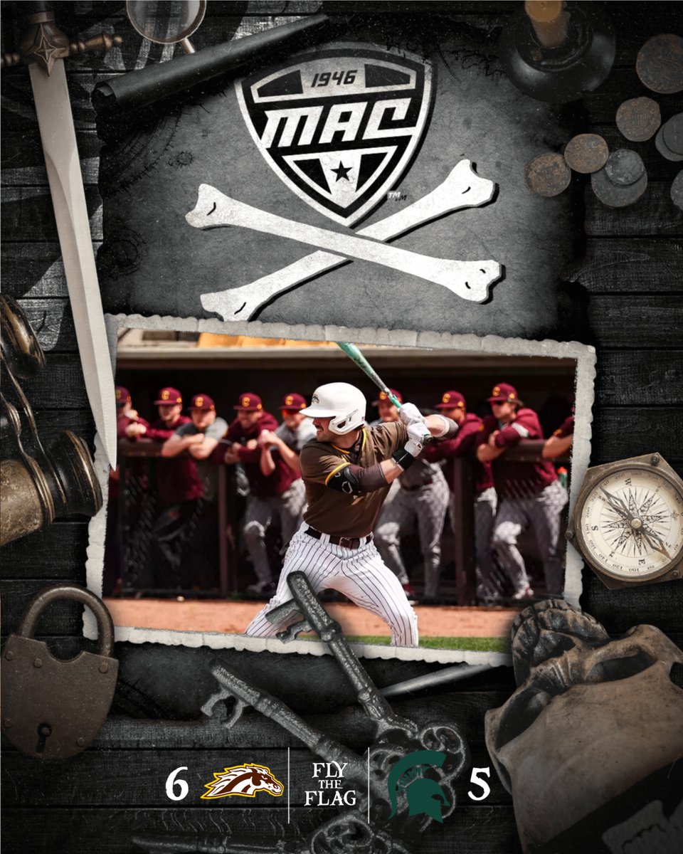 MACtion (@macsports) on Twitter photo FLY IT, BRONCOS ๐ดโโ ๏ธ
Western Michigan walks off Michigan State in 12 innings for its fourth Fly the Flag victory of the season!
<a href="/WMUBaseball/">Western Michigan Baseball</a> | #MACtion FLY IT, BRONCOS ๐ดโโ ๏ธ
Western Michigan walks off Michigan State in 12 innings for its fourth Fly the Flag victory of the season!
<a href="/WMUBaseball/">Western Michigan Baseball</a> | #MACtion