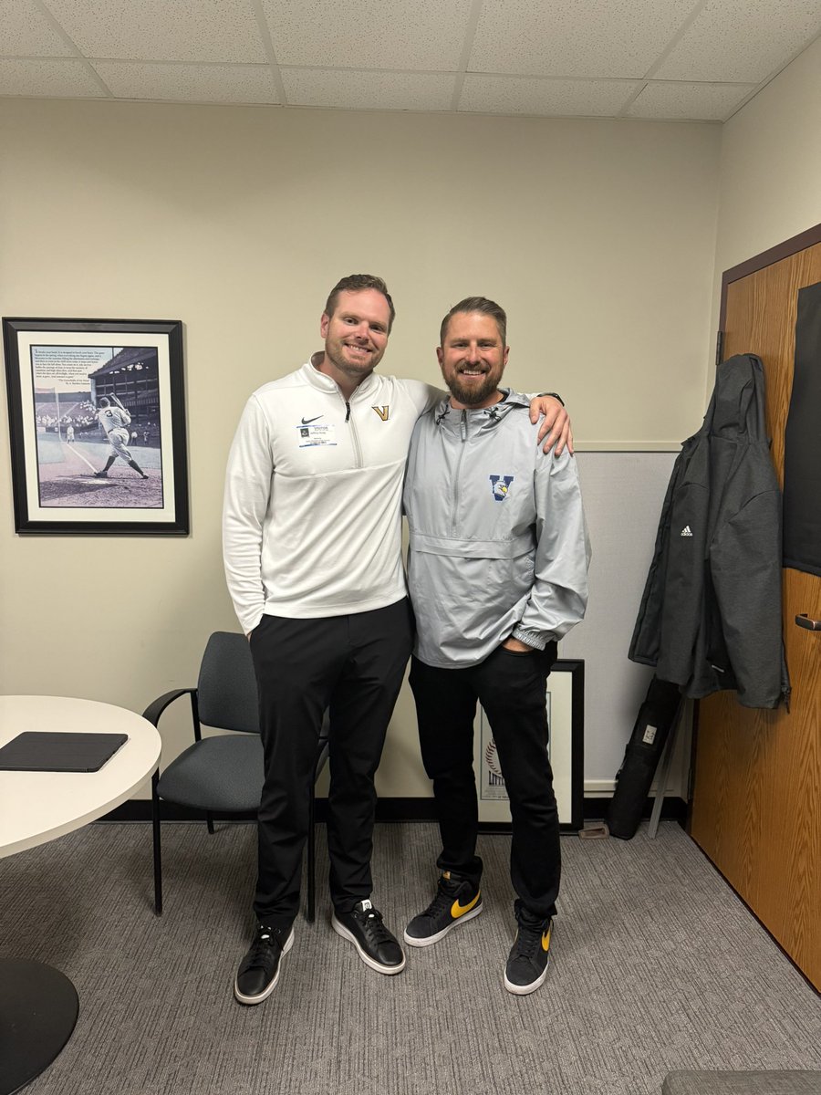 Great having Vandy in the Nest today!!!

Appreciate the extensive time given to us today from <a href="/Coach_Nady/">Jeff Nady</a> 

#AnchorDown⚓️