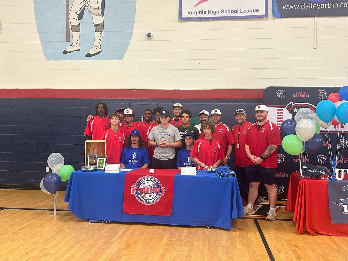 A big Day for these 3 DENBIGH PATRIOTS, signing their commitment letters to <a href="/NCAADIII/">NCAA Division III</a> programs, University of Valley Forge and Regent University! Proud to have been apart of their Journey and look forward to how they finish this season!