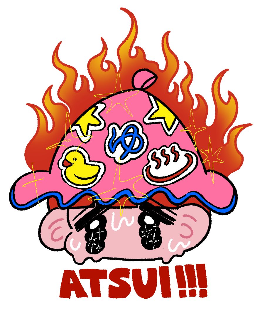SAUNA ATSUI!!!!
#イラスト