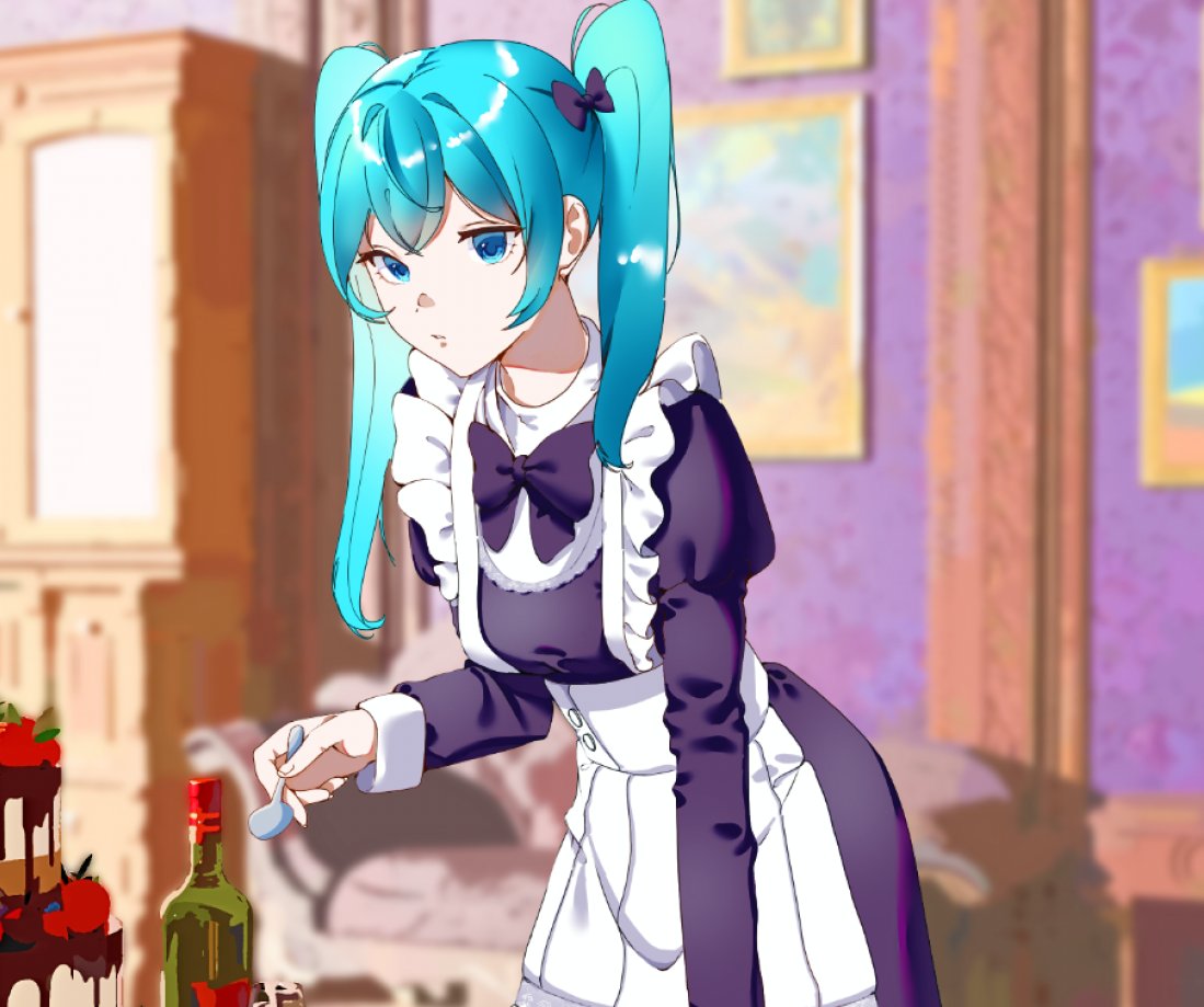 Maid miku 💙