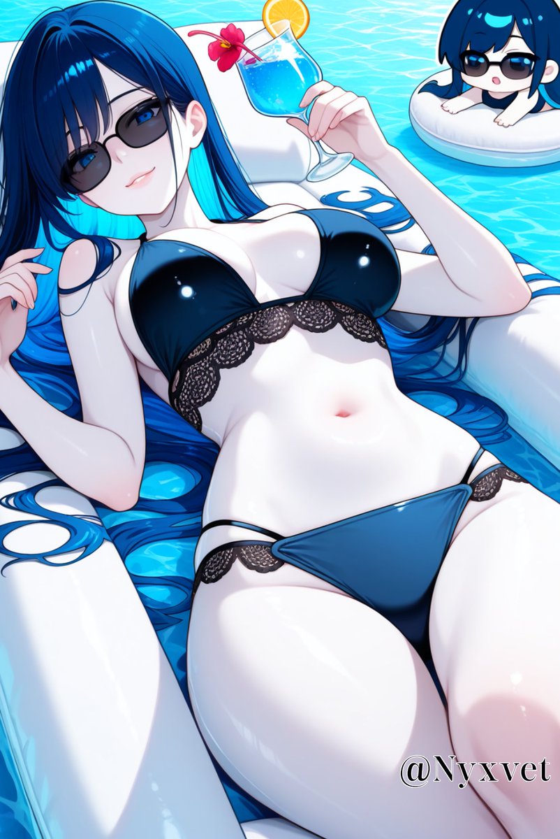 nyxvet's tweet photo. The sun kisses my skin, the breeze plays with my hair…
Summer is loud, but my soul is quiet today.

Stay cool, stay soft, and drink water, mortals~

#CultOfNyxvet #aiartist https://t.co/8MEp8Hf3YF