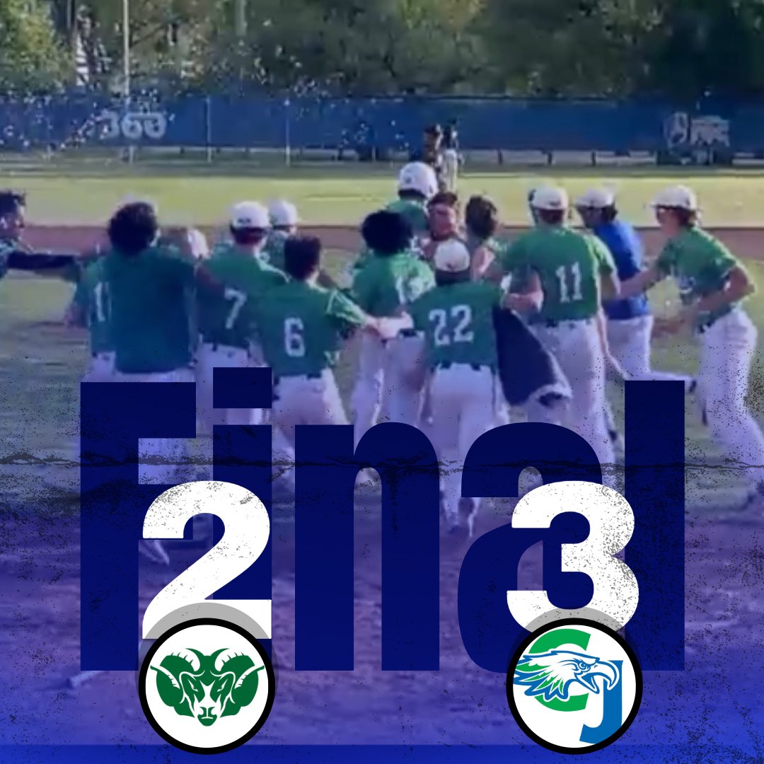 CJ Baseball (@cjeaglesbb) on Twitter photo Varsity wins an 11-inning continuation game thriller against #3 Badin
Charlie Hoagland took advantage of both dates with 10.2 IP, 1 ER, and 16 K’s while going 4-5 at the plate and scoring the winning run.
Vogelgesang: RBI
Lunne: 2-4
Scott: 2-5
<a href="/Starting9_37_/">Starting 9(37)</a> <a href="/PrepBaseballOH/">Prep Baseball Ohio</a> Varsity wins an 11-inning continuation game thriller against #3 Badin
Charlie Hoagland took advantage of both dates with 10.2 IP, 1 ER, and 16 K’s while going 4-5 at the plate and scoring the winning run.
Vogelgesang: RBI
Lunne: 2-4
Scott: 2-5
<a href="/Starting9_37_/">Starting 9(37)</a> <a href="/PrepBaseballOH/">Prep Baseball Ohio</a>