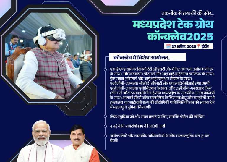 iakashdigital's tweet image. इंदौर से उठेगी टेक्नोलॉजी की सुनहरी लहर मुख्यमंत्री जी की सोच से मध्यप्रदेश बढ़ा रहा है विकास की गति। #MPTechGrowthConclave
@DrMohanYadav51