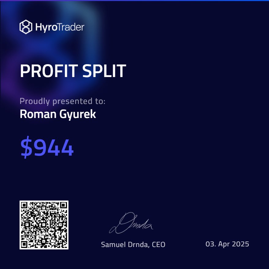 08.05.25 Ako na fundované účty?

Máme pre teba záznam celého workshopu na tomto linku. Čím skor si to pozriete a pochopíte tak tym lepsie pre vas. Tipujem ze od juna prejdeme aj my vo VIP na tento trading pretoze konecne po 2 rokoch sme nasli spolocnost kde sa da tradovat krypto