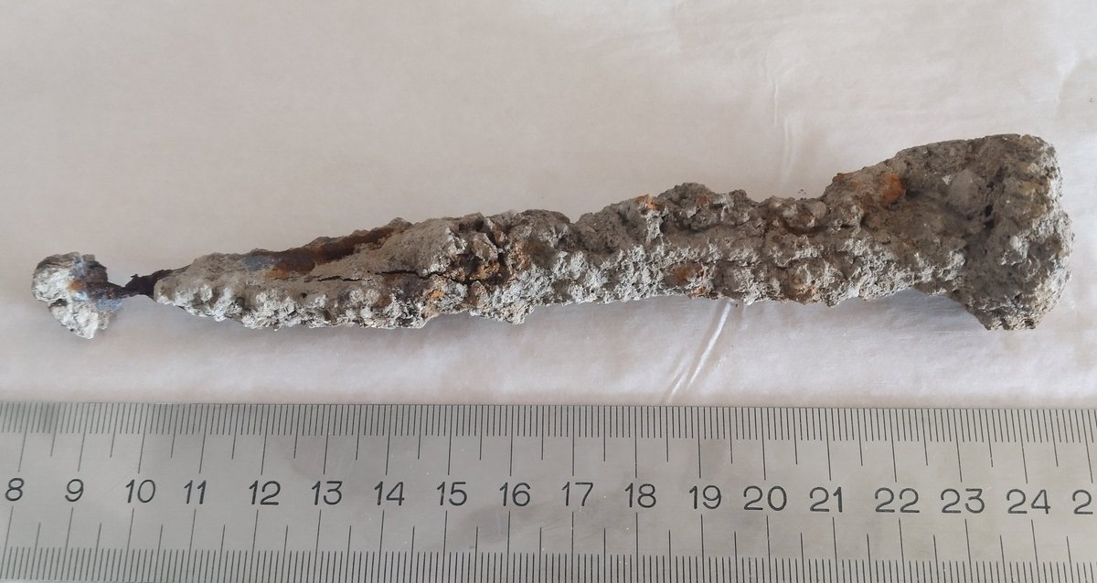 Museu Conca Dellà (@museuconcadella) on Twitter photo Acostumem a publicar fotos de peces vistoses del Museu, les més boniques. Però què ens en dieu d'aquest clau de ferro romà de gairebé un pam de llarg?
#HeavyMetal🤟 Acostumem a publicar fotos de peces vistoses del Museu, les més boniques. Però què ens en dieu d'aquest clau de ferro romà de gairebé un pam de llarg?
#HeavyMetal🤟
