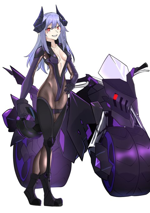 投票の結果!!! 勝者ライダースーツスーツ×魔王ちゃん!!ピチスーに恐れおののけ!!ヾ(*'∀`*)ノ