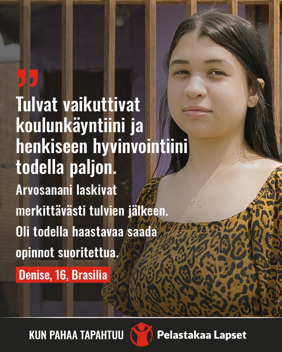 Julkaisimme raportin ilmastokriisin vaikutuksista lapsen oikeuksiin. Lue lisää ➡️ bit.ly/4iSTExM