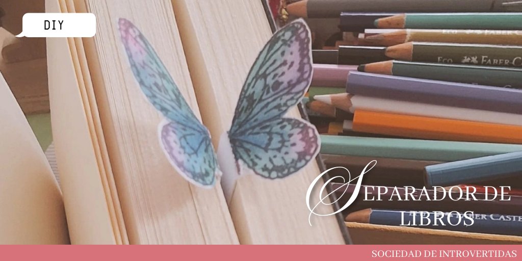 saintrovertidas's tweet image. Es una verdad universal que a una #introvertida le gustan, entre otras cosas, las actividades dentro de casa como leer y hacer manualidades. Así que les traigo la combinación perfecta de esas actividades: un separador de libros #DIY.