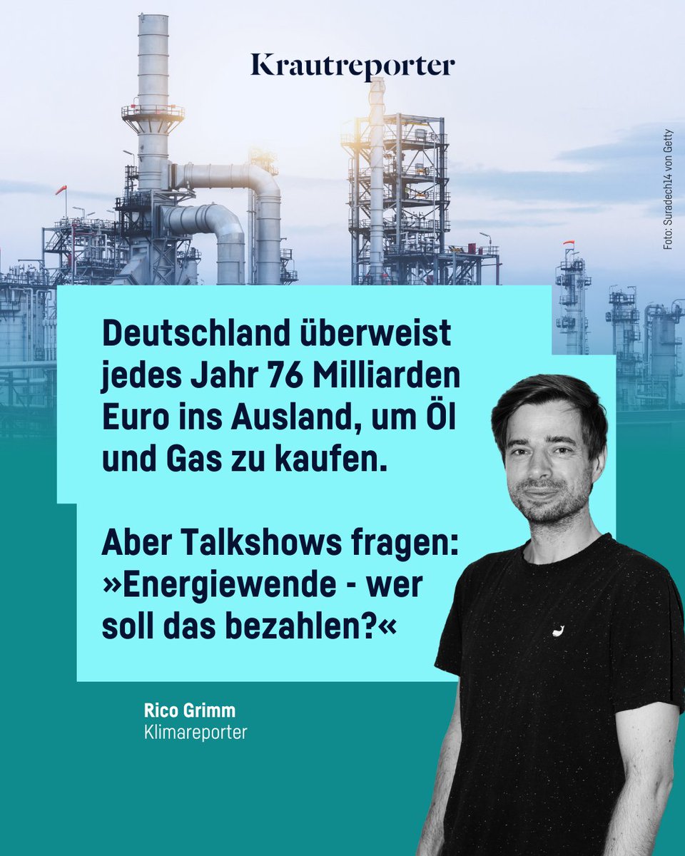 Ich saß schon in einer Talkshow, die genau das gefragt hat 🙄