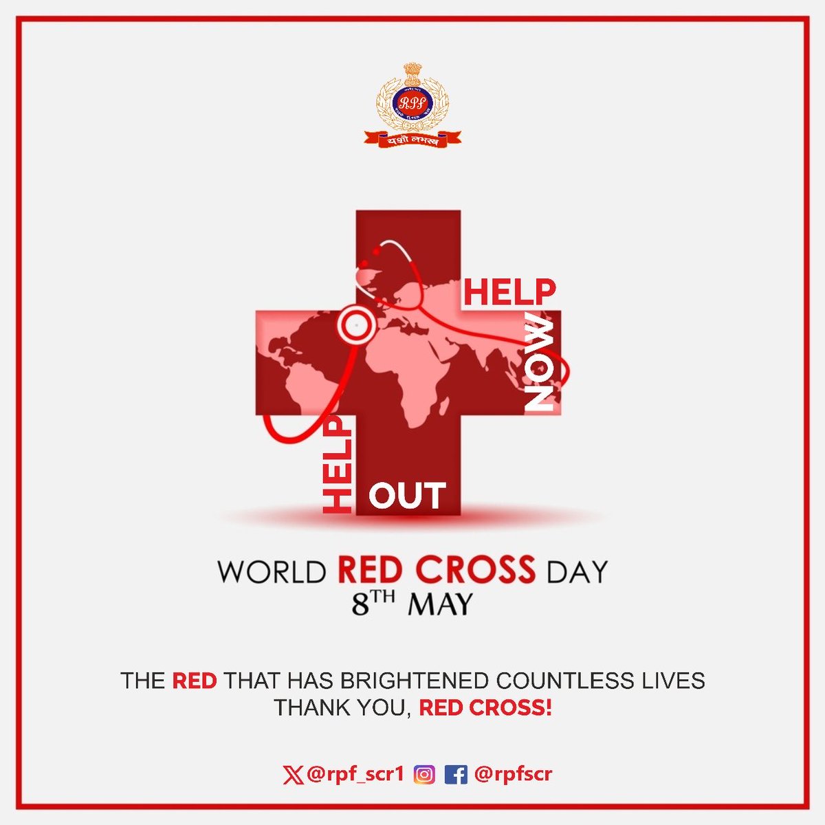 rpf_scr1 (@rpf_scr1) on Twitter photo On the occasion of World Red Cross Day, let us join hands to make everyone healthier & happier.
You cannot give life. But you can save life.
#WorldRedCrossDay <a href="/RPF_INDIA/">RPF INDIA</a> <a href="/SCRailwayIndia/">South Central Railway</a> <a href="/RailMinIndia/">Ministry of Railways</a> On the occasion of World Red Cross Day, let us join hands to make everyone healthier & happier.
You cannot give life. But you can save life.
#WorldRedCrossDay <a href="/RPF_INDIA/">RPF INDIA</a> <a href="/SCRailwayIndia/">South Central Railway</a> <a href="/RailMinIndia/">Ministry of Railways</a>